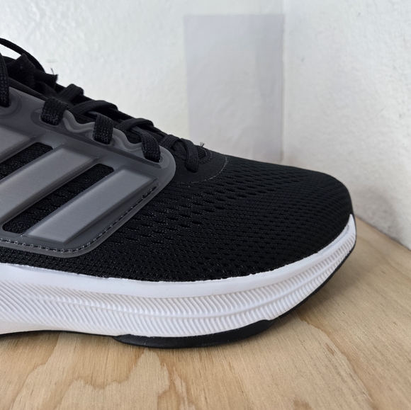 Adidas ULTRABOUNCE Running Men's Shoes Black/White HP5796 - Picture 9 of 12